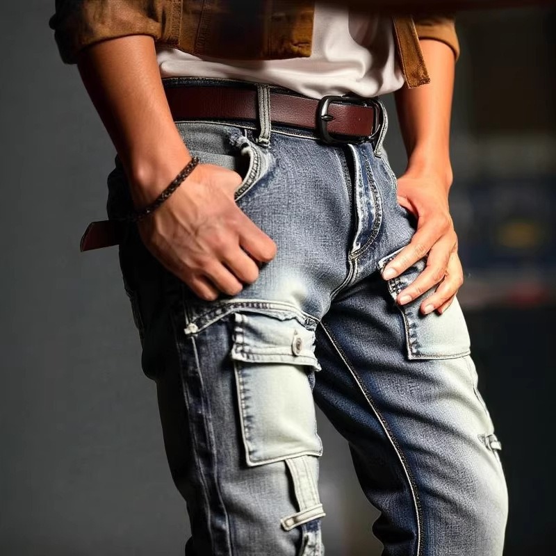 Pantalones de hombre de pierna - Streetwear Brand America reseña y precio