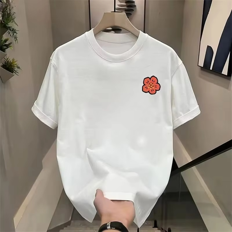 Camiseta de algodón con estamp - Streetwear Brand With Flowers reseña y precio