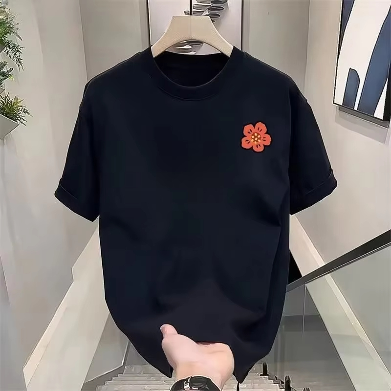 Camiseta de algodón con estamp - Streetwear Brand With Flowers reseña y precio