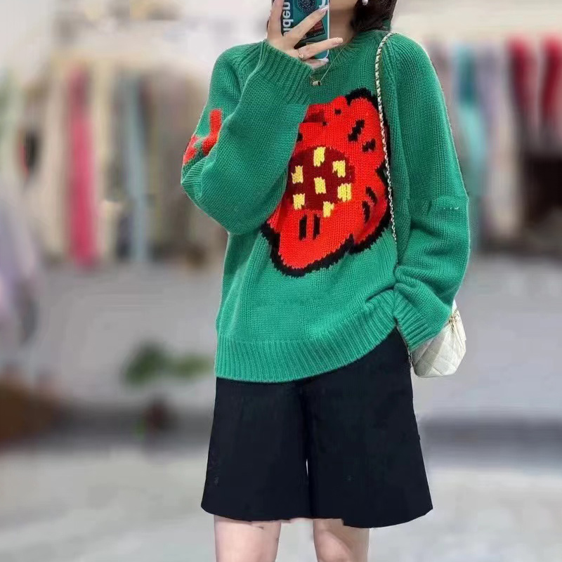 Suéter 100% de cachemira pura  - Streetwear Brand With Flowers reseña y precio