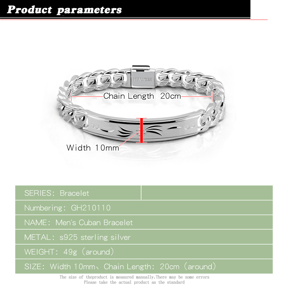 Pulsera de Eslabones Cubanos G - Streetwear Brand With Flowers reseña y precio