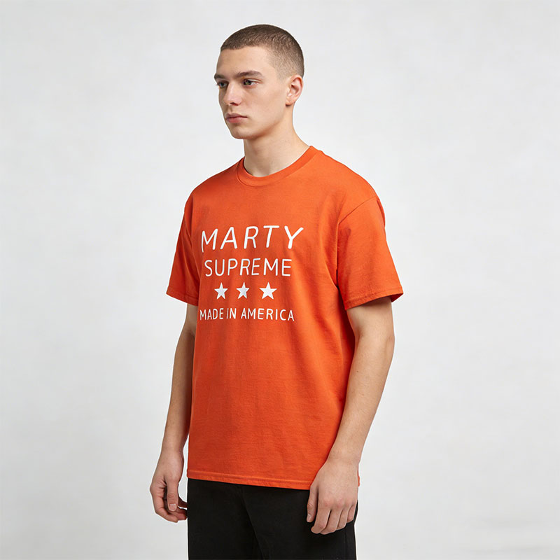 Camiseta de Algodón Naranja Ma - Supreme Brand Streetwear reseña y precio