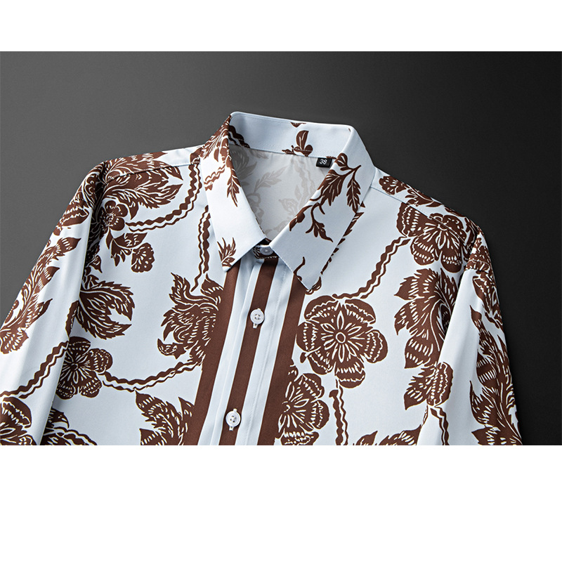 Camisa de Hombre con Estampado - Streetwear Brand With Flowers reseña y precio