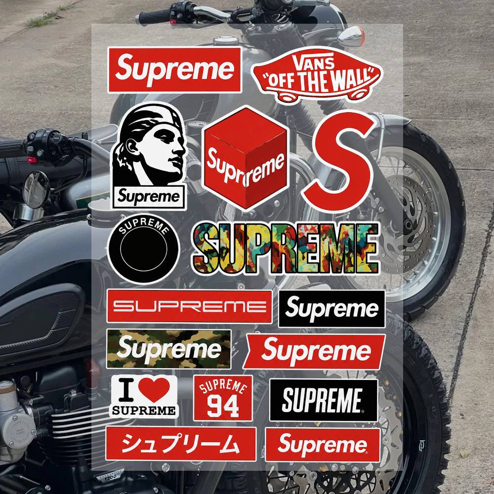 Juego de Pegatinas de la Marca - Supreme Brand Streetwear reseña y precio