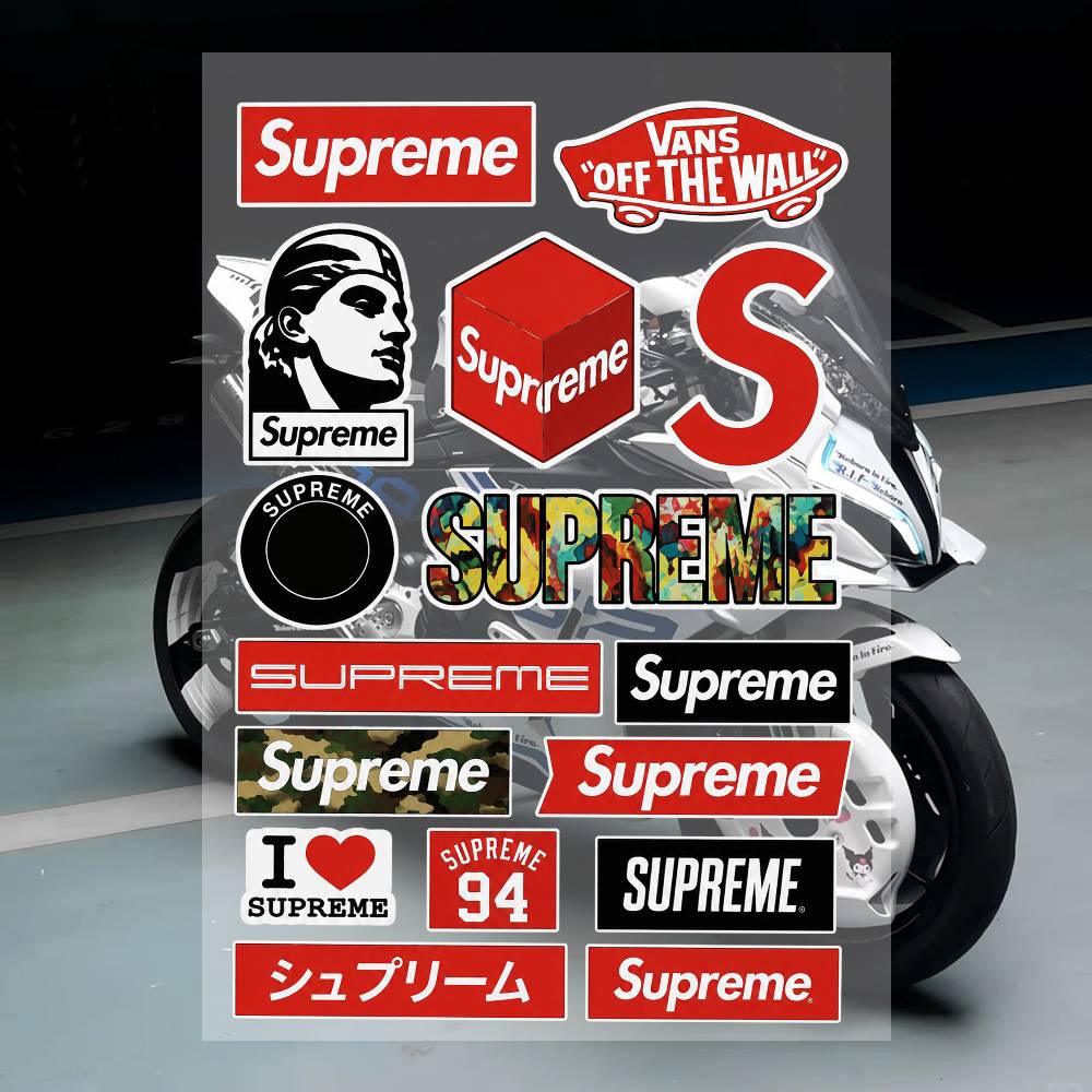 Juego de Pegatinas de la Marca - Supreme Brand Streetwear reseña y precio