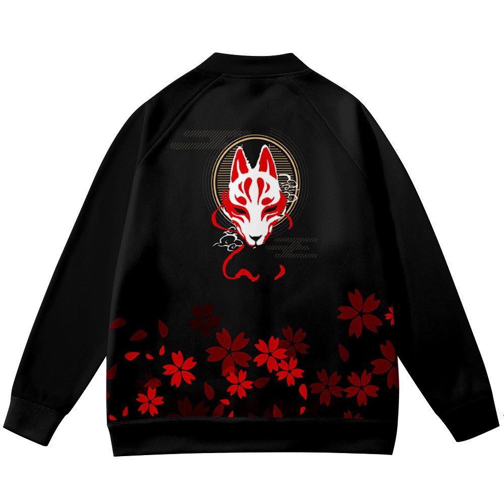 Abrigos Anime flor zorro 3D im - Streetwear Brand With Flowers reseña y precio