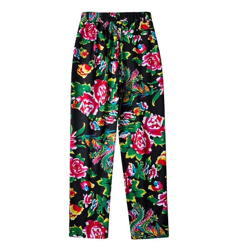 Pantalones populares de estilo - Streetwear Brand With Flowers reseña y precio